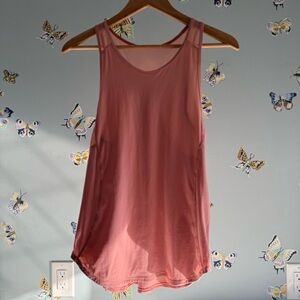lululemon athletica salmon pink/orange Tank Top